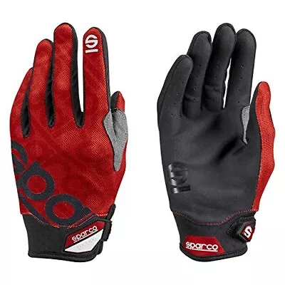 Sparco 002093RS2M MECA 3 Mechanics Gloves Red Medium • $38.97