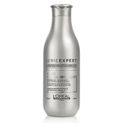 £14.99 • Buy L'Oreal Serie Expert Silver Neutralising Cream Conditioner For Grey Hair 200ml