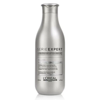 £14.99 • Buy L'Oreal Serie Expert Silver Neutralising Cream Conditioner For Grey Hair 200ml
