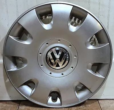 (1) OEM 2005-2010 Volkswagen VW Jetta Golf Rabbit 15  Hubcap Wheel Cover #01 • $49.99