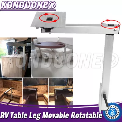 Rv Table Leg KITS Movable Rotatable Folding Height Adjustable FOR Camper Caravan • $93