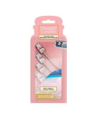 Yankee Candle Pink Sands Car Air Freshener Vent Stick X4 • £5.99