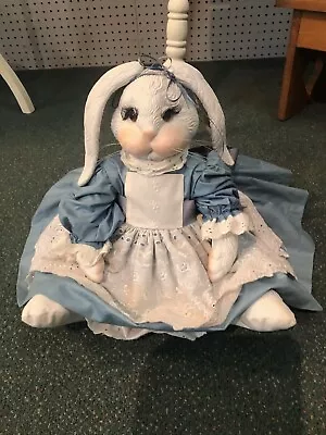 Bunny Rabbit Doll Posable - Dressed - Original Mark Boothe Mold Ceramic Art 18   • $5