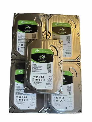 Seagate Hard Drive Job Lot (5tb ) 1tb X5  • £25