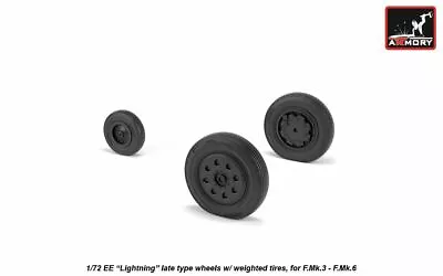 ARMORY ARAW72410 1/72 BAC / EE Lightning Wheels With Weighted Tires Late • £7.40