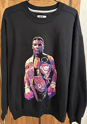 NWOT Anvil Boxer Mike Tyson USA Multicolors Crew Neck Lined Size XL Sweatshirt • $40