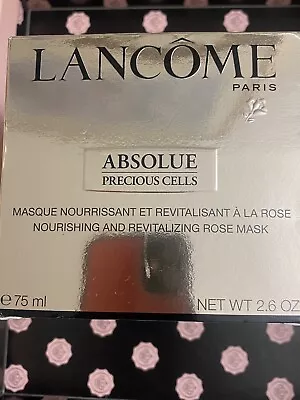 Lancome Absolue Precious Cells Nourishing Revitalising Rose Mask 75ml [READ] • £65