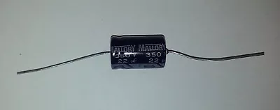 Mallory 22uF (20uF Sub) 350V Electrolytic Capacitor Axial Leads USA Seller • $11.45