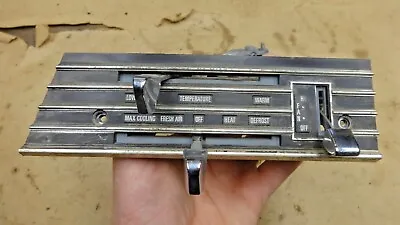 1967 Ford Galaxie A/C HEATER Dash CONTROLS / BEZEL / LEVERS Original Max Cooling • $399.99