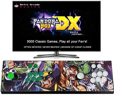 $345 • Buy (GENUINE) Pandora's Box DX 5000 In 1 Retro Game Console, Pandora!