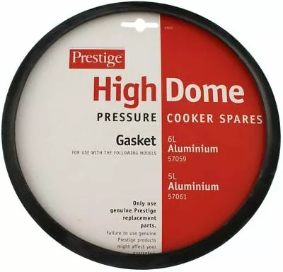 £8.99 • Buy Prestige Pressure Cooker Gasket For High Dome 57059 57061 57062 53078 55409 