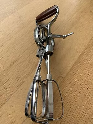 Vintage PRESTIGE Hand Held Rotary Whisk.  Stainless Steel  • £8.50