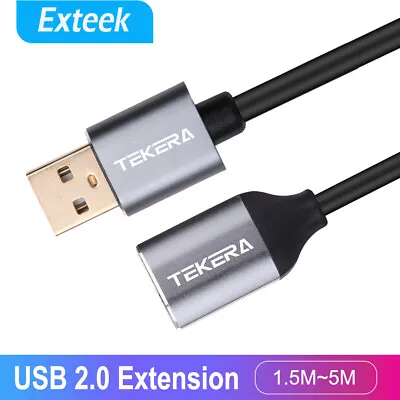 $7.55 • Buy Fast USB 2.0 Data Extension Cable Type A Male To A Female Connection Cord