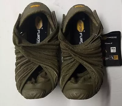 Women's Furoshiki Olive Women's Vibram Shoes Size 5-5.5 • $47.50