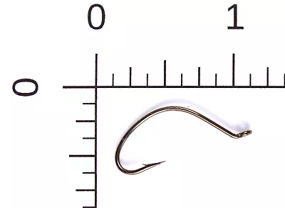 One Bag Of 50 Eagle Claw Laser Sharpened Kahle Bait/Worm Size 6 Hooks • $6.50