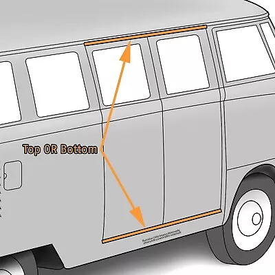 1pc Top Or Bottom Cargo Door Weatherstrip For 1950-63 Type 2 VW Split Window Bus • $129.95