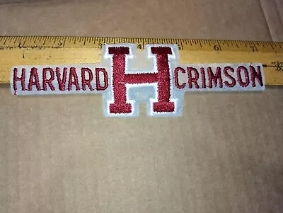 Vintage Harvard Crimson Patch - Free Shipping • $4.99