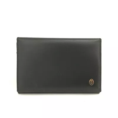 Must De Cartier Pasha Leather Card Case/9Y1396 • $1