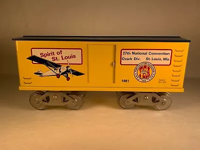 McCOY TRAINS TCA 20TH NATIONAL ANNIVERARY CONVENTION SUPPLY CAR ST. LOUIS OB • $69.95