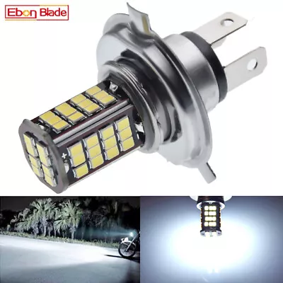 6V H4 P43T PX43T Hi/Lo Motorbike LED Headlight Bulb 56SMD White 6000K 6 Volt DC • £11.99