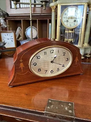 Antique HAC German 8 Day Mantel Clock Platform Suspension C1910 • £85