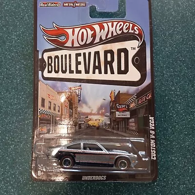 Hot Wheels Boulevard Underdogs Gray Custom V-8 Vega Real/Riders  Metal/Metal NEW • $22.95