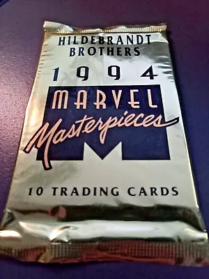 1994 Marvel Masterpieces ✨ Hildebrandt Brothers ✨ Sealed Pack ✨ 10 Trading Cards • $14.90