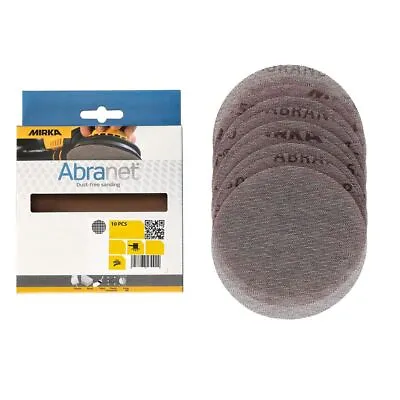 Mirka 9A-232-120RP 10 Pieces. 5-Inch P120 Grit Abranet DiscsGrey • $26.22