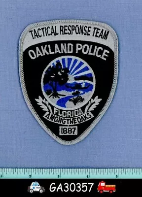 OAKLAND * SWAT TRT TACTICAL RESPONSE TEAM FLORIDA Police Patch AMONG THE OAKS • $4.99