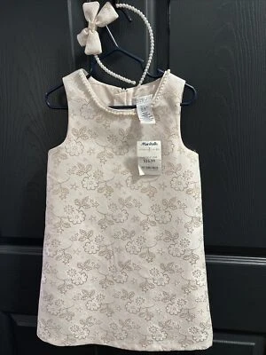 $12 • Buy RACHEL ZOE Girls Size 5 Spring Summer Dress NWT W Headband