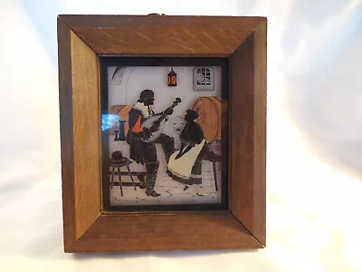 C & A Richards Silhouette Reverse Painting The Old Heidelberg Inn Picture • $18.24