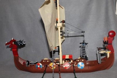 £126.29 • Buy LEGO Vikings: Viking Ship Challenges The Midgard Serpent (7018) (incomplete)