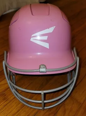 EASTON Z5 Batting Helmet Junior Pink Silver With Mask 6 - 6 1/2 • $16