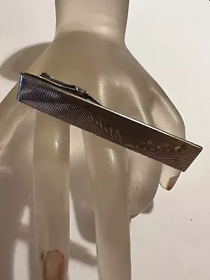 Vintage  Art Deco FOSTER Sterling Silver Tie Bar Pin • $26.99