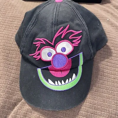 Disney The Muppets Animal Hat Snapback Baseball Black Purple Pink Green Embroide • $12