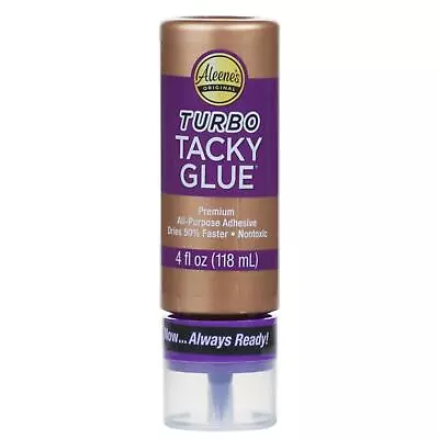 [Aleene's] 33145 Always Ready Turbo Tacky Glue - 4oz 118ml • £13.73