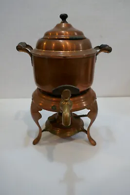 Vintage Manning Bowman Meteor Copper Coffee Or Tea Pot Rare Percolator W Burner • $65