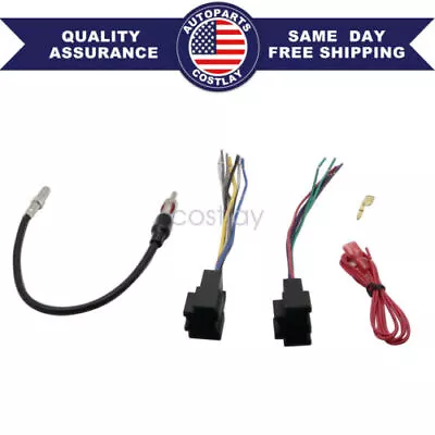 Car Stereo Wiring Combo Harness+Antenna Adapter For Chevrolet Silverado 07-2013 • $11.99