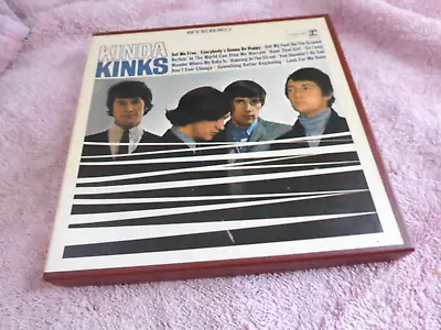 The Kinks ~ Kinda Kinks - REPRISE # 6173 - Reel To Reel Tape - 4 TRACK 7 1/2 • $28