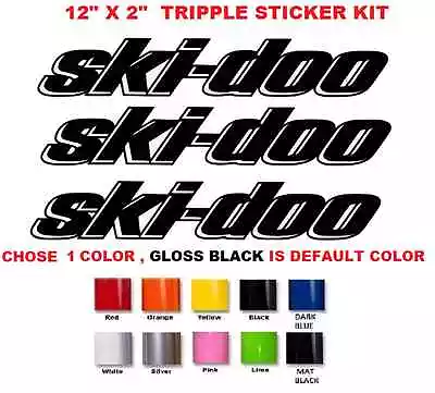 $14.55 • Buy (#579) 12  Brp Ski-doo Summit Team X Sticker Decal Emblem