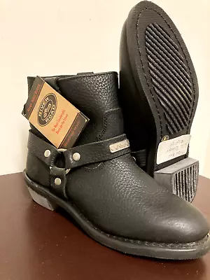 River Road Lo Cut Harness Black Women's Boots Size 8 • $35.99