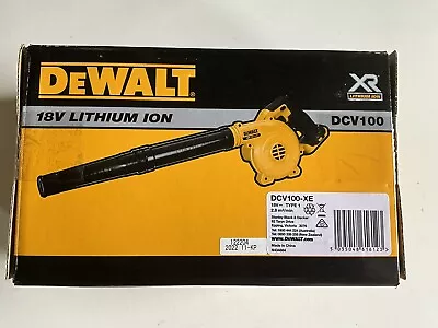 18V DeWalt Compact Cordless Blower Job Site Leaf Blower Skin Leaf Garden Tool • $0.99