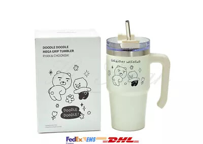 [KAKAO FRIENDS] DOODLE DOODLE  Mega Grip Tumbler Ryan Choonsik OFFICIAL MD • $62.99