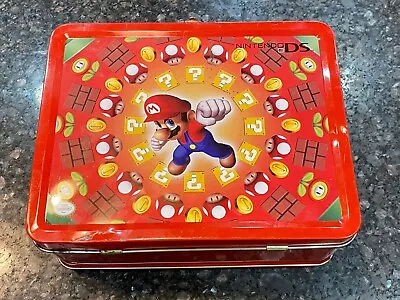 Nintendo Super Mario Bros Nintendo DS Tin Metal Lunch Box Empty • $5.99