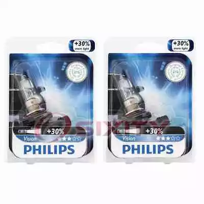 2 Pc Philips High Beam Headlight Bulbs For Saab 9-2X 9-5 9-7x 9000 1993-2011 Vb • $21.70