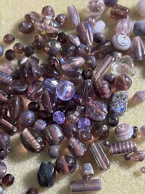 Mixed Lot Of Beads For  Jewelry And Crafts New Shades Of Purple High Quality • $9.99