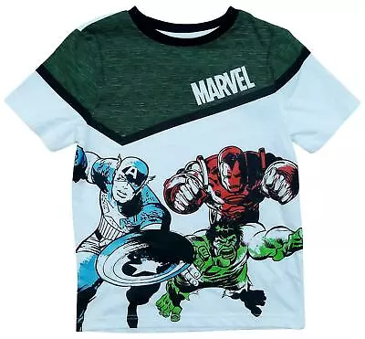 £5.99 • Buy New Boys Marvel Avengers T-shirt,Hulk,Ironman,Captain America / 6-10yrs.