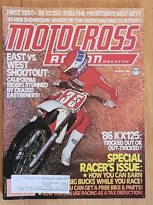Motocross Action March 1986 Vintage Magazine MX YZ 250 '86 MINI Showdown KX 125 • $14.98
