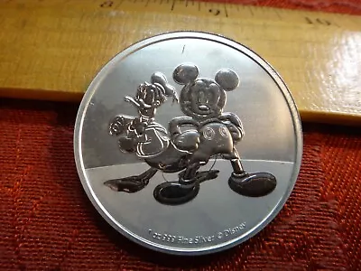 2023 Niue 1 Ounce Silver Disney's Donald & Mickey Coin Two Dollars $2 • $39.95