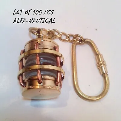 Collectible Brass Lamp Key Chain Lantern Key Chain Lot Of 100 Unit • $228